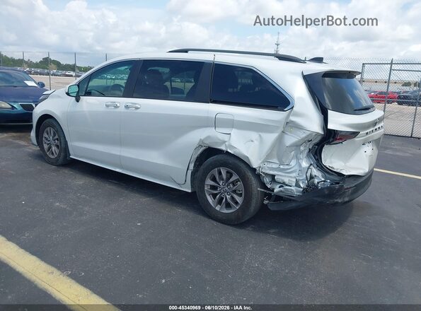 5TDYRKEC8SS274439 2025 TOYOTA SIENNA White Задня ліва чверть