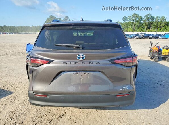 5TDYRKEC9MS054780 2021 TOYOTA SIENNA Gray Вид ззаду