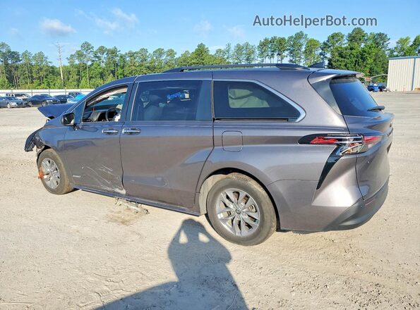 5TDYRKEC9MS054780 2021 TOYOTA SIENNA Gray Задня ліва чверть