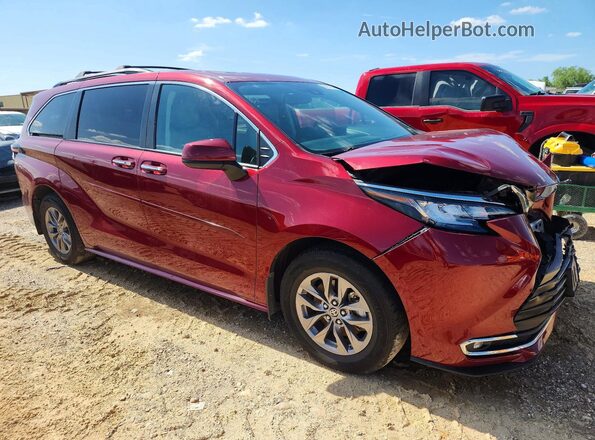 5TDYRKECXPS178478 2023 TOYOTA SIENNA Red Front right
