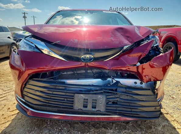 5TDYRKECXPS178478 2023 TOYOTA SIENNA Red Front view