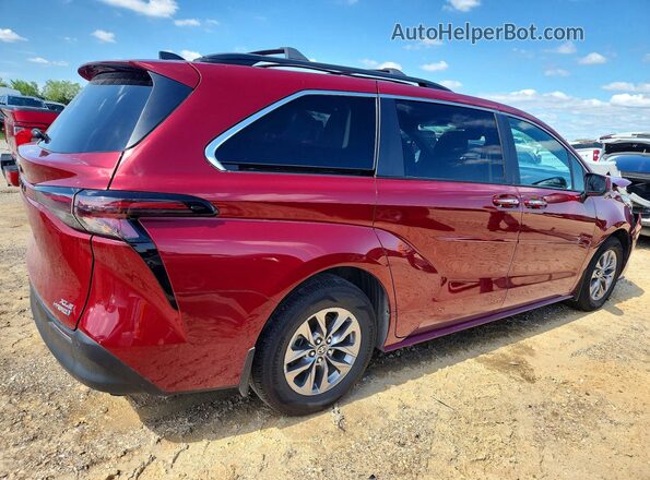 5TDYRKECXPS178478 2023 TOYOTA SIENNA Red Rear right
