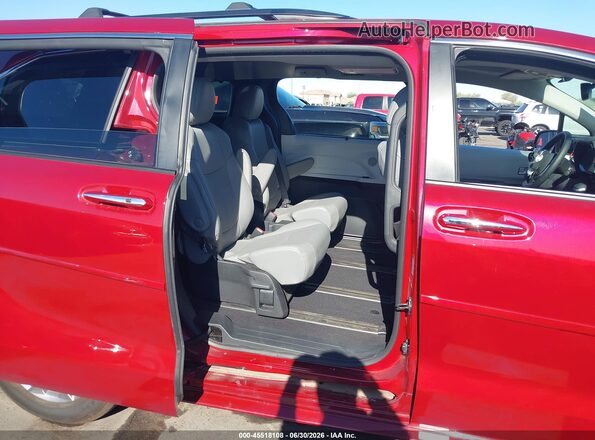 5TDYRKECXTS311718 2026 TOYOTA SIENNA Red VIN sticker view