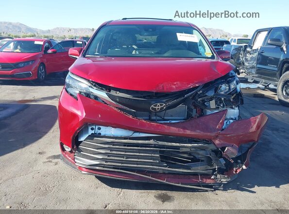 5TDYRKECXTS311718 2026 TOYOTA SIENNA Red Instrument cluster view