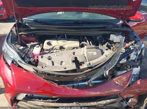 5TDYRKECXTS311718 2026 TOYOTA SIENNA Red Rear view