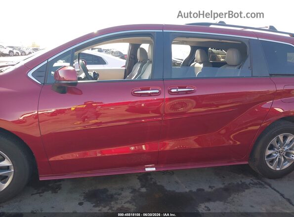 5TDYRKECXTS311718 2026 TOYOTA SIENNA Red 360 interior view