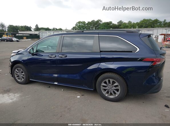 5TDYSKFC2NS045925 2022 TOYOTA SIENNA Blue 