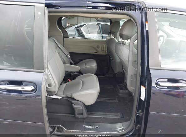 5TDYSKFC2NS045925 2022 TOYOTA SIENNA Blue Vista de la etiqueta del VIN