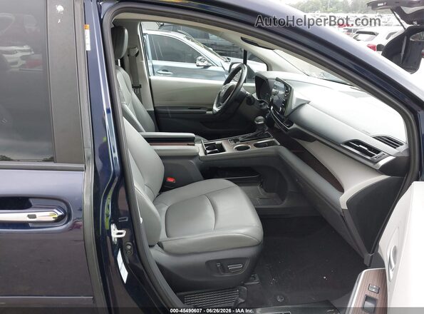 5TDYSKFC2NS045925 2022 TOYOTA SIENNA Blue Vista interior delantera