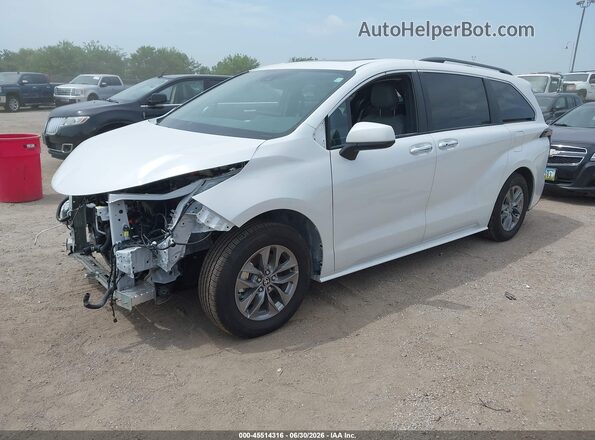 5TDYSKFC2TS242235 2026 TOYOTA SIENNA Белый Передняя левая четверть