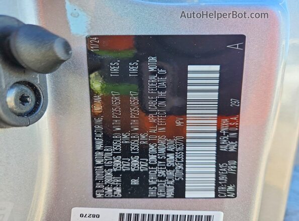 5TDYSKFC3SS163770 2025 TOYOTA SIENNA Silver 