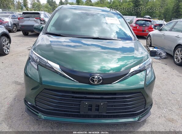 5TDYSKFC3TS249761 2026 TOYOTA SIENNA Green უკანა სალონის ხედი