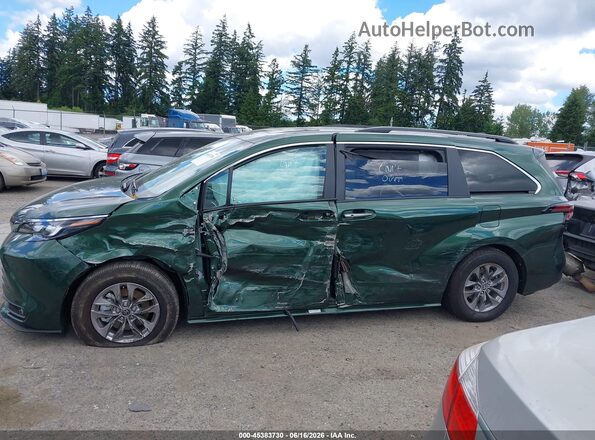 5TDYSKFC3TS249761 2026 TOYOTA SIENNA Green წინა ხედი