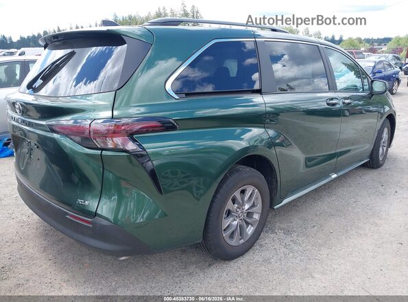 5TDYSKFC3TS249761 2026 TOYOTA SIENNA Green უკანა მარჯვენა