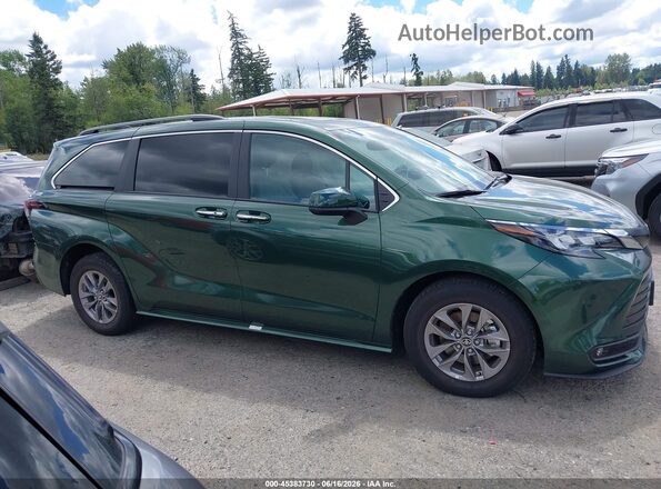 5TDYSKFC3TS249761 2026 TOYOTA SIENNA Green სალონის 360-გრადუსიანი ხედი