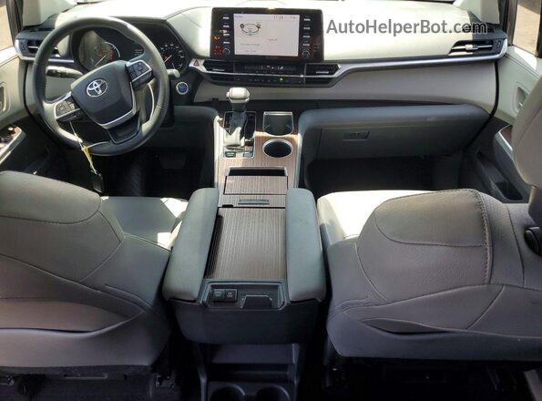 5TDYSKFC4PS079397 2023 TOYOTA SIENNA Gray Widok deski rozdzielczej