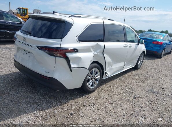 5TDYSKFC4TS245069 2026 TOYOTA SIENNA White Հետևի աջ