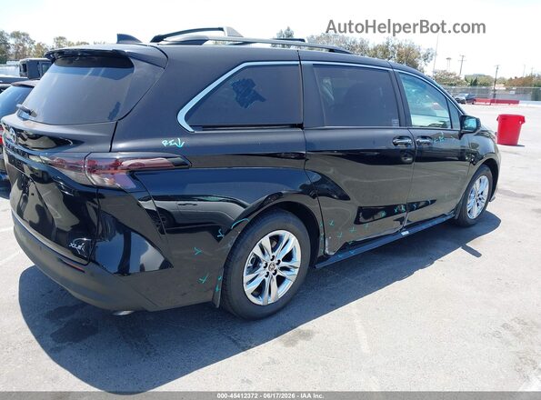 5TDYSKFC6TS258423 2026 TOYOTA SIENNA Black უკანა მარჯვენა