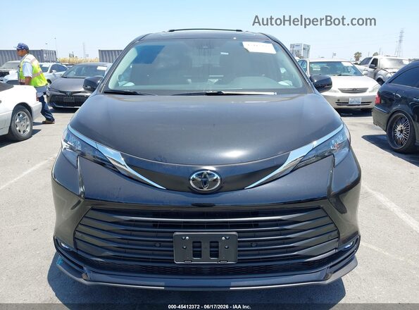 5TDYSKFC6TS258423 2026 TOYOTA SIENNA Black წინა პანელის ხედი