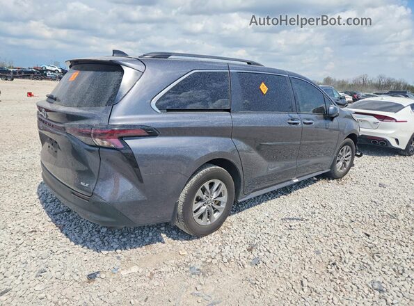 5TDYSKFCXSS211443 2025 TOYOTA SIENNA Gray 