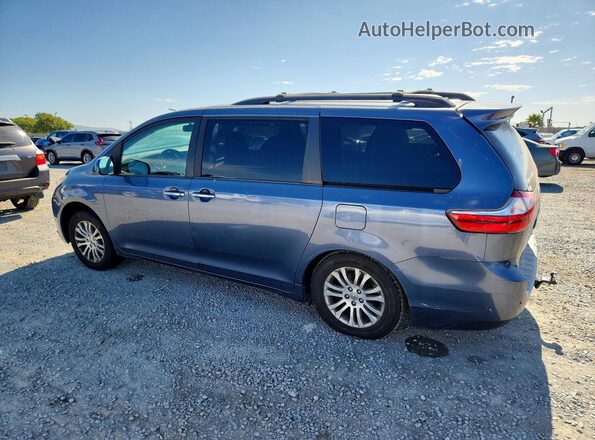 5TDYZ3DC0HS779665 2017 TOYOTA SIENNA Blue Задня ліва чверть