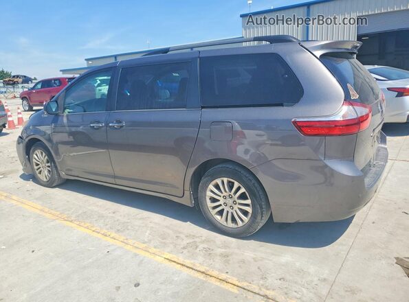 5TDYZ3DC0HS815290 2017 TOYOTA SIENNA Silver Rear left