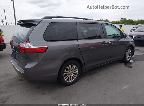 5TDYZ3DC0HS876686 2017 TOYOTA SIENNA Gray Tył prawy