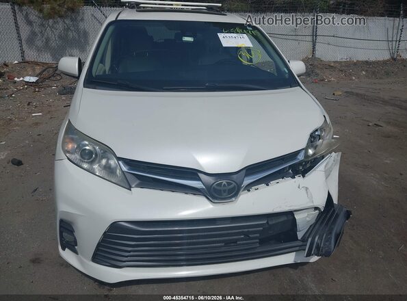 5TDYZ3DC0JS941641 2018 TOYOTA SIENNA White Widok zestawu wskaźników