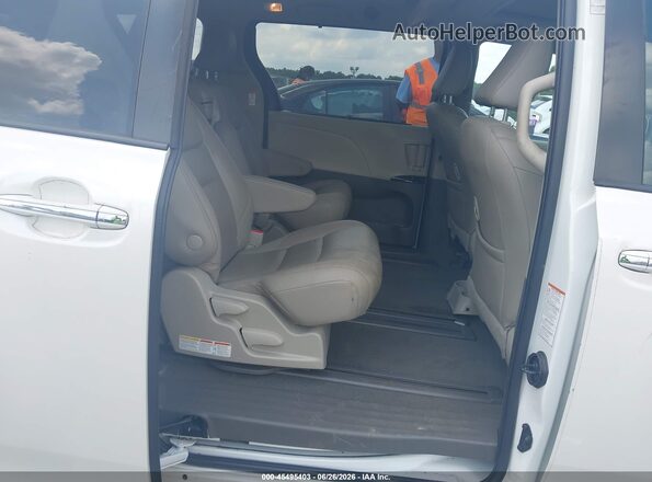 5TDYZ3DC0LS027313 2020 TOYOTA SIENNA White VIN კოდის სტიკერის ხედი