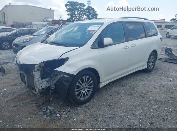 5TDYZ3DC0LS027313 2020 TOYOTA SIENNA White წინა მარცხენა ხედი სამი მეოთხედიდან