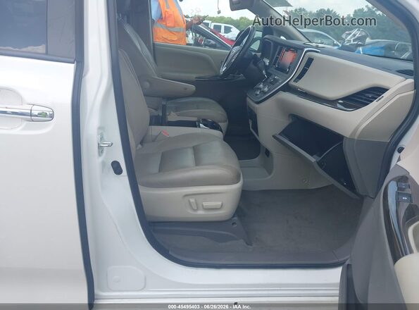 5TDYZ3DC0LS027313 2020 TOYOTA SIENNA White წინა სალონის ხედი