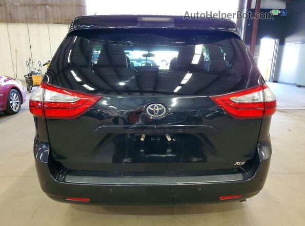 5TDYZ3DC1HS823723 2017 TOYOTA SIENNA Black Widok z tyłu