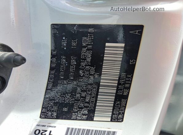 5TDYZ3DC1HS896381 2017 TOYOTA SIENNA Белый 