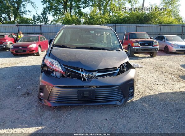 5TDYZ3DC1KS987237 2019 TOYOTA SIENNA Gray Вид щитка приладів