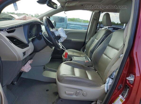 5TDYZ3DC1LS021116 2020 TOYOTA SIENNA Red Widok wnętrza z przodu