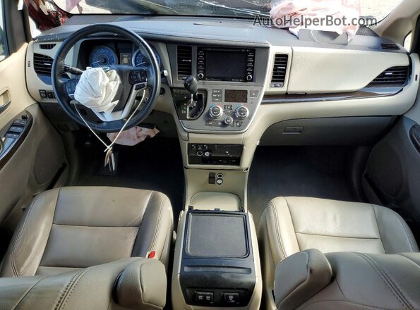 5TDYZ3DC1LS021116 2020 TOYOTA SIENNA Red Widok deski rozdzielczej