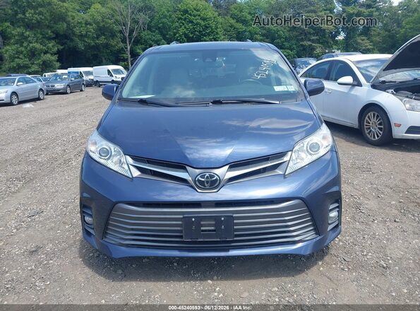 5TDYZ3DC1LS045304 2020 TOYOTA SIENNA Blue Սարքավորումների վահանակի տեսք