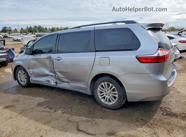 5TDYZ3DC2HS791588 2017 TOYOTA SIENNA Silver უკანა მარცხენა
