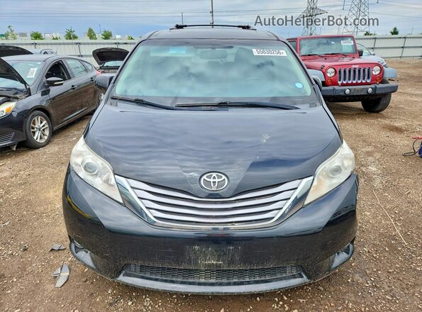 5TDYZ3DC2HS822984 2017 TOYOTA SIENNA Черный Вид спереди
