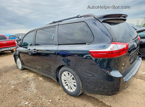 5TDYZ3DC2HS822984 2017 TOYOTA SIENNA Черный Задняя левая четверть
