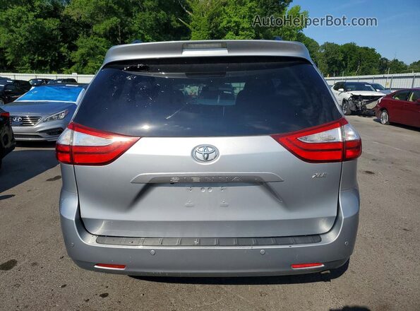 5TDYZ3DC2HS830079 2017 TOYOTA SIENNA Серебряный Вид сзади