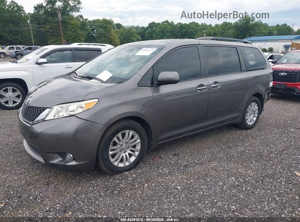 5TDYZ3DC2HS865639 2017 TOYOTA SIENNA Gray წინა მარცხენა ხედი სამი მეოთხედიდან