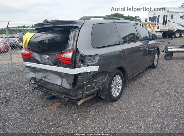 5TDYZ3DC2HS865639 2017 TOYOTA SIENNA Gray უკანა მარჯვენა