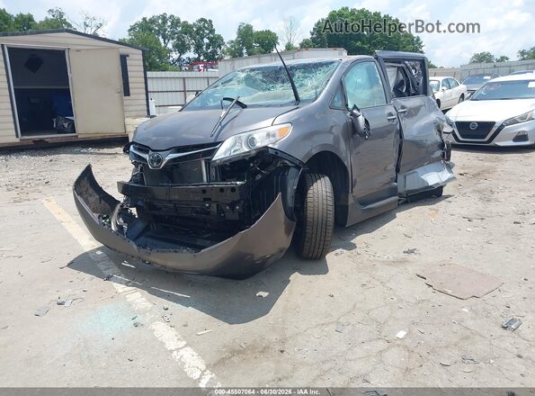 5TDYZ3DC2KS971709 2019 TOYOTA SIENNA Серый Передняя левая четверть