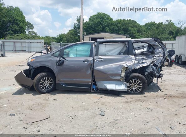 5TDYZ3DC2KS971709 2019 TOYOTA SIENNA Серый Вид задней части салона