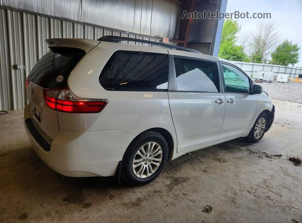 5TDYZ3DC3HS874088 2017 TOYOTA SIENNA White უკანა მარჯვენა