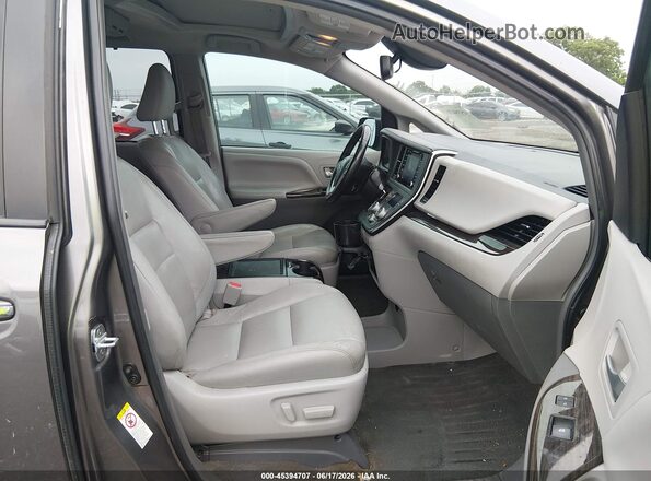5TDYZ3DC3JS953735 2018 TOYOTA SIENNA Gray Սալոնի դիմացի տեսք