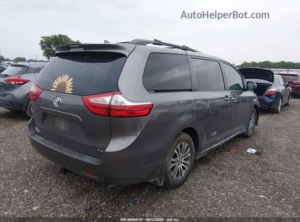 5TDYZ3DC3JS953735 2018 TOYOTA SIENNA Gray Հետևի աջ
