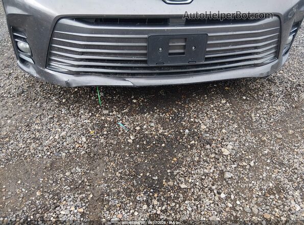 5TDYZ3DC3JS953735 2018 TOYOTA SIENNA Gray Դիմացի տեսք