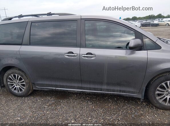 5TDYZ3DC3JS953735 2018 TOYOTA SIENNA Gray Սալոնի հետևի տեսք